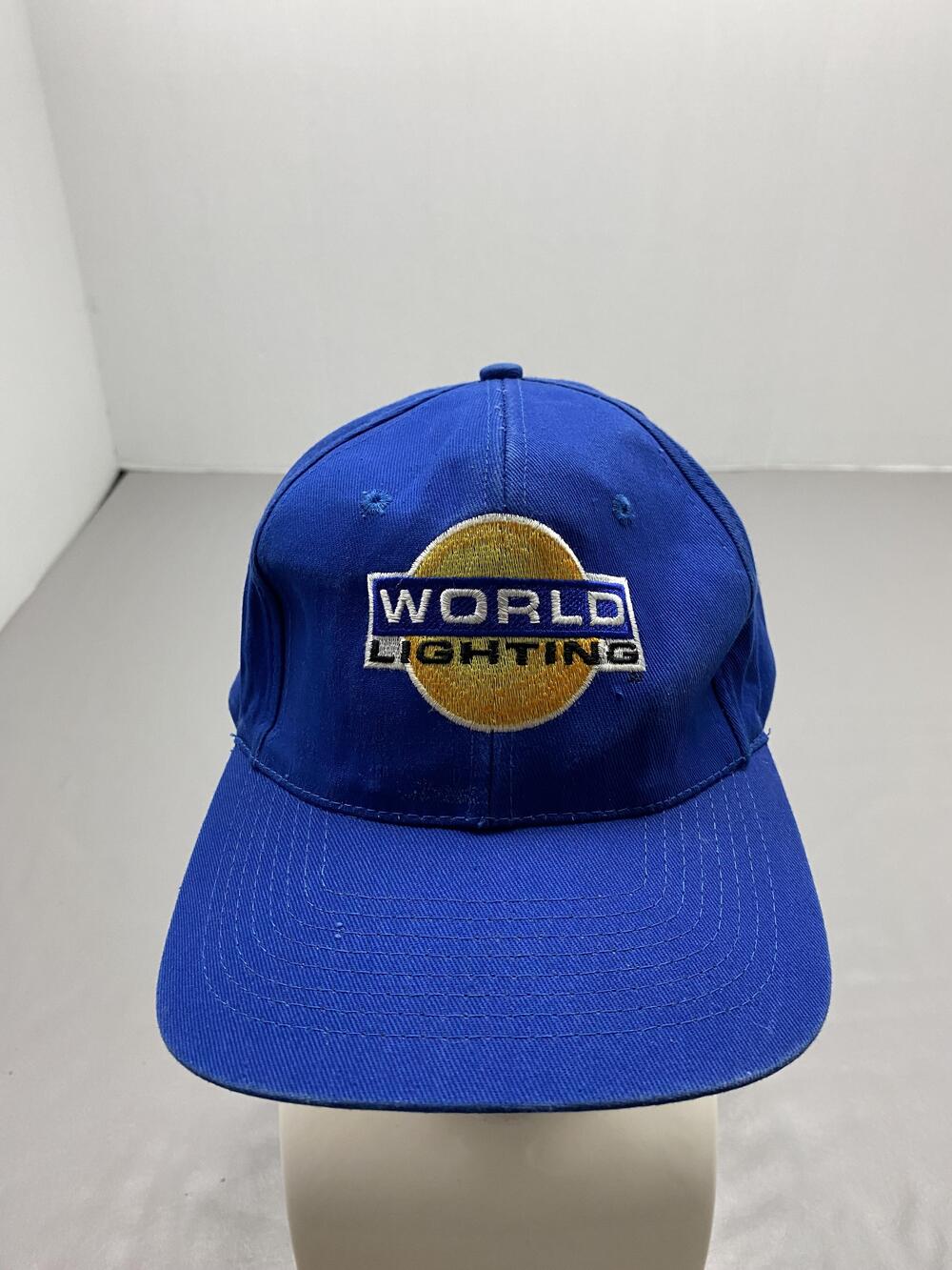Hat Cap Strap Back One Size Blue World Lighting Baseball Cap Adjustable Mens